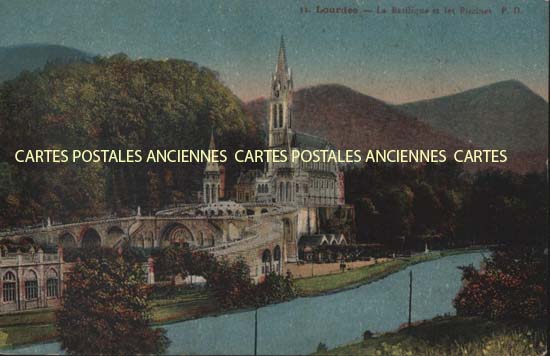 Cartes postales anciennes > CARTES POSTALES > carte postale ancienne > cartes-postales-ancienne.com Occitanie Hautes pyrenees Lourdes