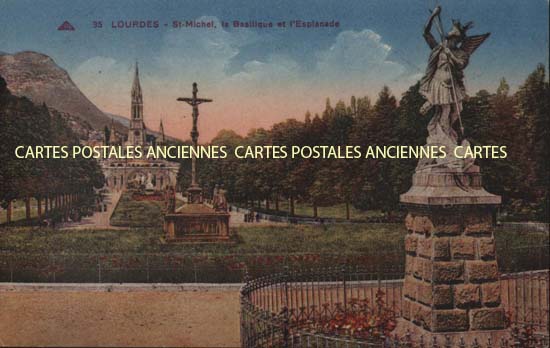 Cartes postales anciennes > CARTES POSTALES > carte postale ancienne > cartes-postales-ancienne.com Occitanie Hautes pyrenees Lourdes