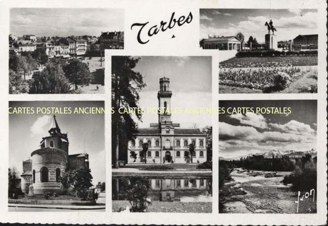 Cartes postales anciennes > CARTES POSTALES > carte postale ancienne > cartes-postales-ancienne.com Occitanie Hautes pyrenees Tarbes