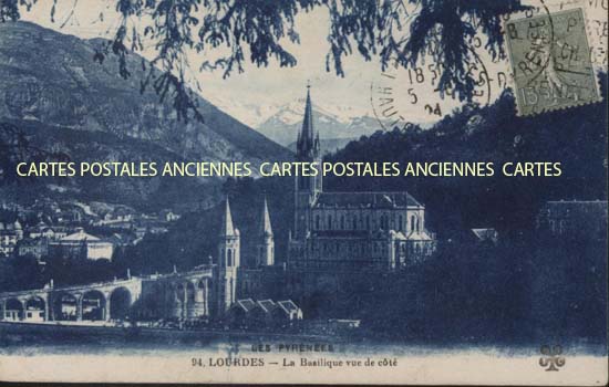 Cartes postales anciennes > CARTES POSTALES > carte postale ancienne > cartes-postales-ancienne.com Occitanie Hautes pyrenees Lourdes