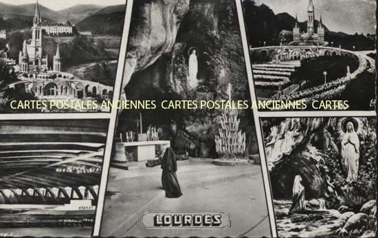 Cartes postales anciennes > CARTES POSTALES > carte postale ancienne > cartes-postales-ancienne.com Occitanie Hautes pyrenees Lourdes