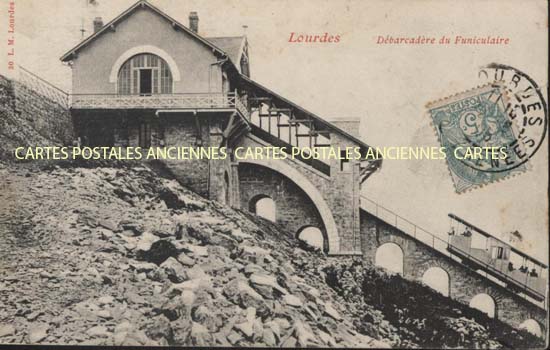 Cartes postales anciennes > CARTES POSTALES > carte postale ancienne > cartes-postales-ancienne.com Occitanie Hautes pyrenees Lourdes