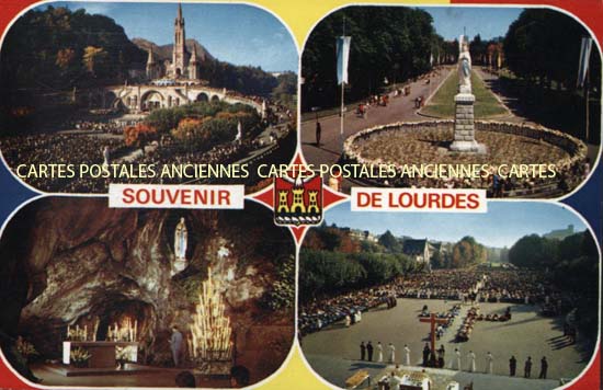 Cartes postales anciennes > CARTES POSTALES > carte postale ancienne > cartes-postales-ancienne.com Occitanie Hautes pyrenees Lourdes