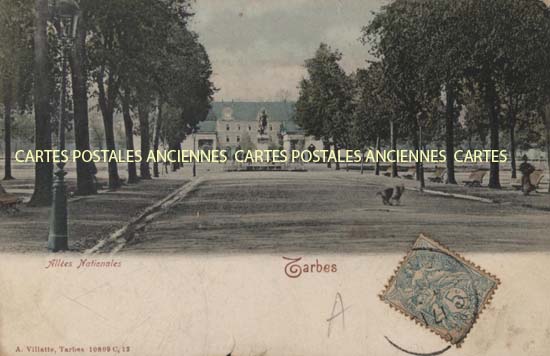 Cartes postales anciennes > CARTES POSTALES > carte postale ancienne > cartes-postales-ancienne.com Occitanie Hautes pyrenees Tarbes