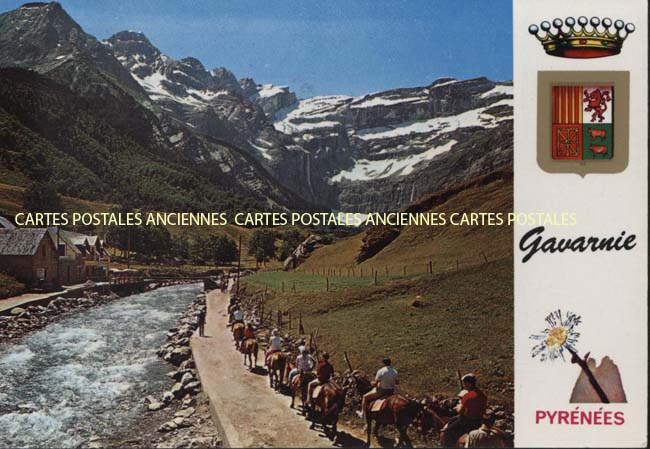 Cartes postales anciennes > CARTES POSTALES > carte postale ancienne > cartes-postales-ancienne.com Occitanie Hautes pyrenees Gavarnie