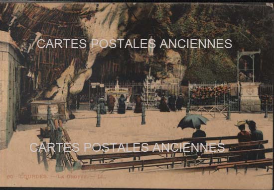 Cartes postales anciennes > CARTES POSTALES > carte postale ancienne > cartes-postales-ancienne.com Occitanie Hautes pyrenees Lourdes