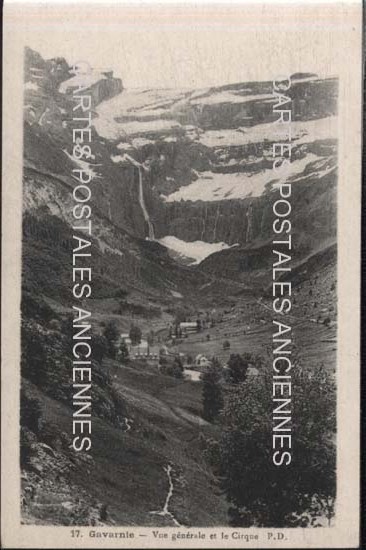 Cartes postales anciennes > CARTES POSTALES > carte postale ancienne > cartes-postales-ancienne.com Occitanie Hautes pyrenees Gavarnie