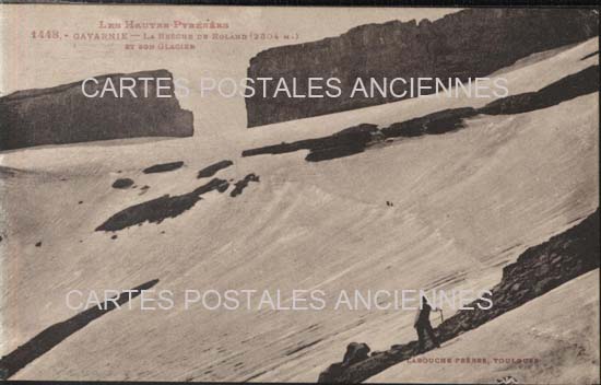 Cartes postales anciennes > CARTES POSTALES > carte postale ancienne > cartes-postales-ancienne.com Occitanie Hautes pyrenees Gavarnie