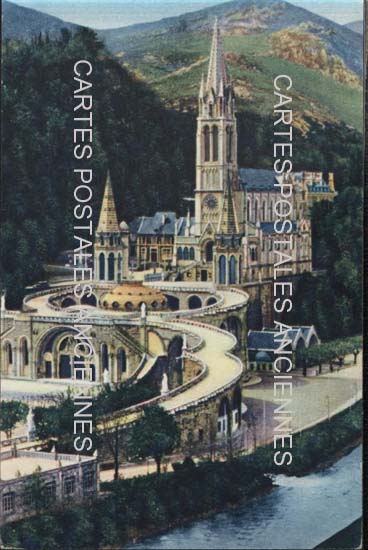 Cartes postales anciennes > CARTES POSTALES > carte postale ancienne > cartes-postales-ancienne.com Occitanie Hautes pyrenees Lourdes