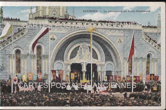 Cartes postales anciennes > CARTES POSTALES > carte postale ancienne > cartes-postales-ancienne.com Occitanie Hautes pyrenees Lourdes