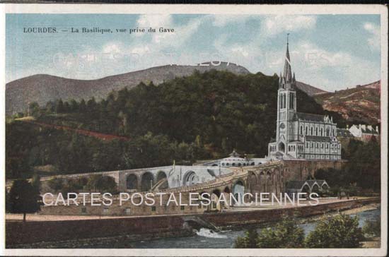 Cartes postales anciennes > CARTES POSTALES > carte postale ancienne > cartes-postales-ancienne.com Occitanie Hautes pyrenees Lourdes