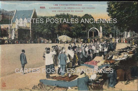 Cartes postales anciennes > CARTES POSTALES > carte postale ancienne > cartes-postales-ancienne.com Occitanie Hautes pyrenees Lourdes