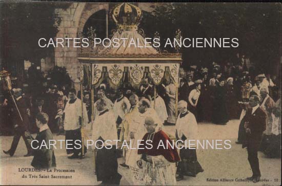 Cartes postales anciennes > CARTES POSTALES > carte postale ancienne > cartes-postales-ancienne.com Occitanie Hautes pyrenees Lourdes