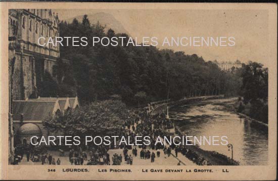 Cartes postales anciennes > CARTES POSTALES > carte postale ancienne > cartes-postales-ancienne.com Occitanie Hautes pyrenees Lourdes