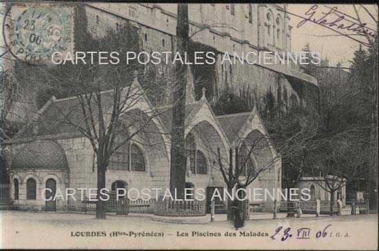 Cartes postales anciennes > CARTES POSTALES > carte postale ancienne > cartes-postales-ancienne.com Occitanie Hautes pyrenees Lourdes