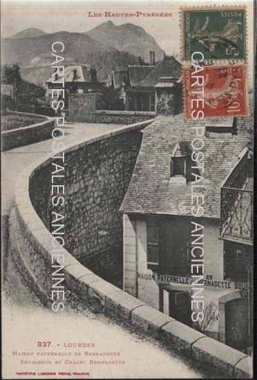 Cartes postales anciennes > CARTES POSTALES > carte postale ancienne > cartes-postales-ancienne.com Occitanie Hautes pyrenees Lourdes