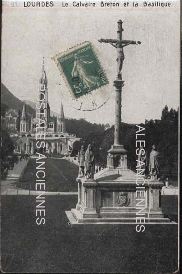 Cartes postales anciennes > CARTES POSTALES > carte postale ancienne > cartes-postales-ancienne.com Occitanie Hautes pyrenees Lourdes