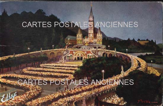 Cartes postales anciennes > CARTES POSTALES > carte postale ancienne > cartes-postales-ancienne.com Occitanie Hautes pyrenees Lourdes