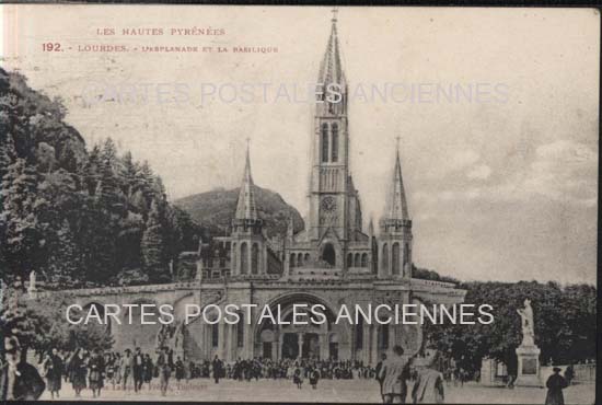 Cartes postales anciennes > CARTES POSTALES > carte postale ancienne > cartes-postales-ancienne.com Occitanie Hautes pyrenees Lourdes