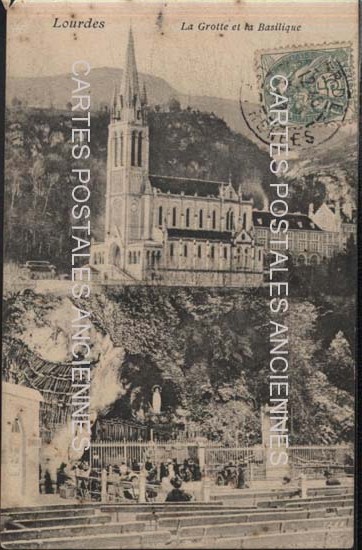 Cartes postales anciennes > CARTES POSTALES > carte postale ancienne > cartes-postales-ancienne.com Occitanie Hautes pyrenees Lourdes