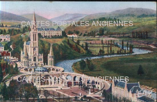 Cartes postales anciennes > CARTES POSTALES > carte postale ancienne > cartes-postales-ancienne.com Occitanie Hautes pyrenees Lourdes