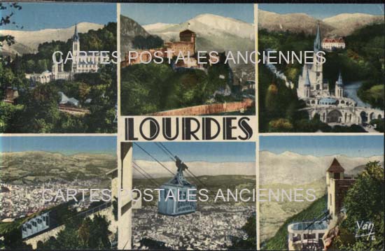 Cartes postales anciennes > CARTES POSTALES > carte postale ancienne > cartes-postales-ancienne.com Occitanie Hautes pyrenees Lourdes