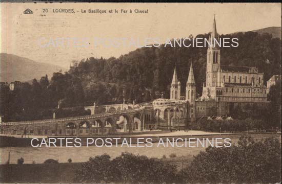 Cartes postales anciennes > CARTES POSTALES > carte postale ancienne > cartes-postales-ancienne.com Occitanie Hautes pyrenees Lourdes