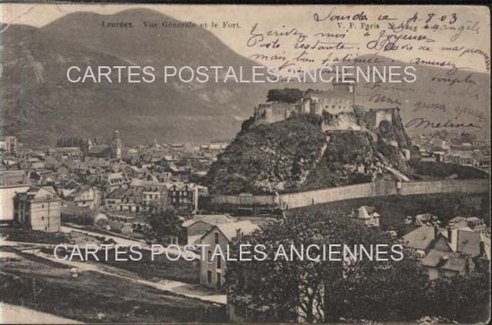 Cartes postales anciennes > CARTES POSTALES > carte postale ancienne > cartes-postales-ancienne.com Occitanie Hautes pyrenees Lourdes