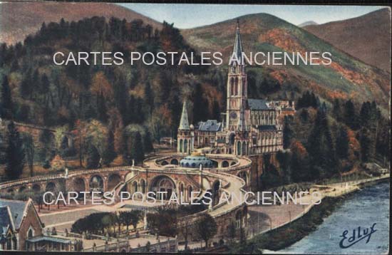 Cartes postales anciennes > CARTES POSTALES > carte postale ancienne > cartes-postales-ancienne.com Occitanie Hautes pyrenees Lourdes