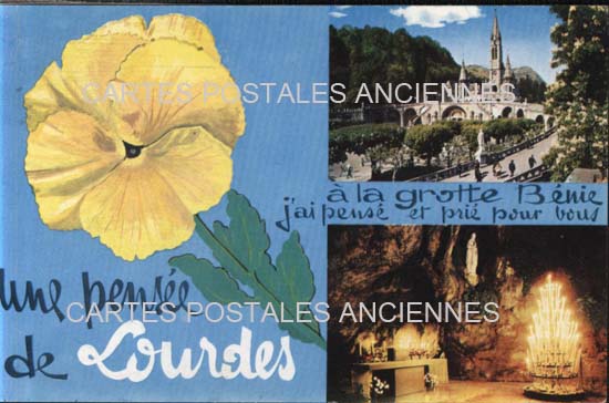 Cartes postales anciennes > CARTES POSTALES > carte postale ancienne > cartes-postales-ancienne.com Occitanie Hautes pyrenees Lourdes