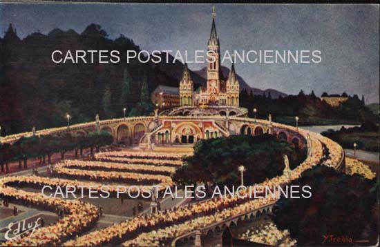 Cartes postales anciennes > CARTES POSTALES > carte postale ancienne > cartes-postales-ancienne.com Occitanie Hautes pyrenees Lourdes