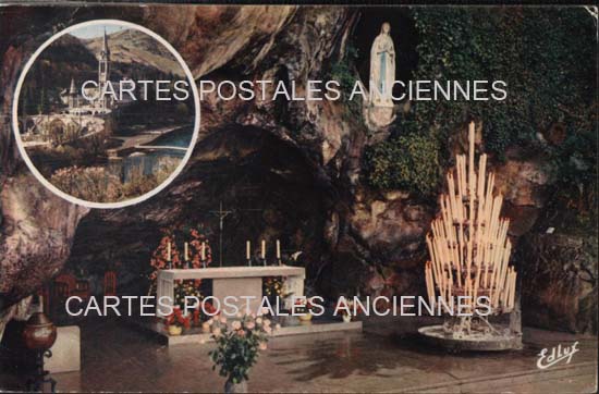 Cartes postales anciennes > CARTES POSTALES > carte postale ancienne > cartes-postales-ancienne.com Occitanie Hautes pyrenees Lourdes