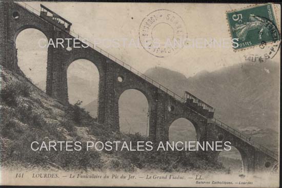 Cartes postales anciennes > CARTES POSTALES > carte postale ancienne > cartes-postales-ancienne.com Occitanie Hautes pyrenees Lourdes