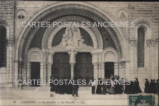 Cartes postales anciennes > CARTES POSTALES > carte postale ancienne > cartes-postales-ancienne.com Occitanie Hautes pyrenees Lourdes