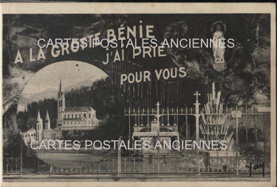 Cartes postales anciennes > CARTES POSTALES > carte postale ancienne > cartes-postales-ancienne.com Occitanie Hautes pyrenees Lourdes