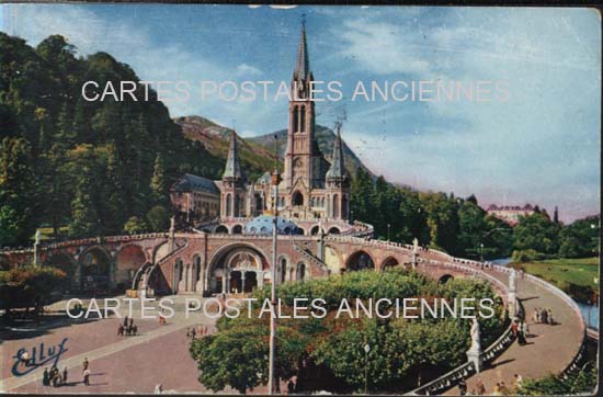 Cartes postales anciennes > CARTES POSTALES > carte postale ancienne > cartes-postales-ancienne.com Occitanie Hautes pyrenees Lourdes