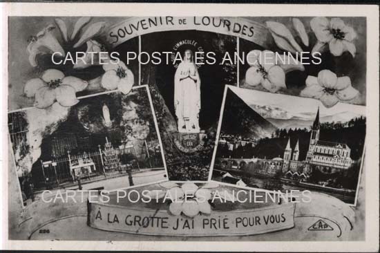 Cartes postales anciennes > CARTES POSTALES > carte postale ancienne > cartes-postales-ancienne.com Occitanie Hautes pyrenees Lourdes