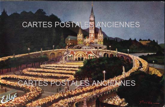 Cartes postales anciennes > CARTES POSTALES > carte postale ancienne > cartes-postales-ancienne.com Occitanie Hautes pyrenees Lourdes