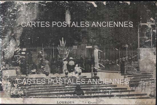 Cartes postales anciennes > CARTES POSTALES > carte postale ancienne > cartes-postales-ancienne.com Occitanie Hautes pyrenees Lourdes