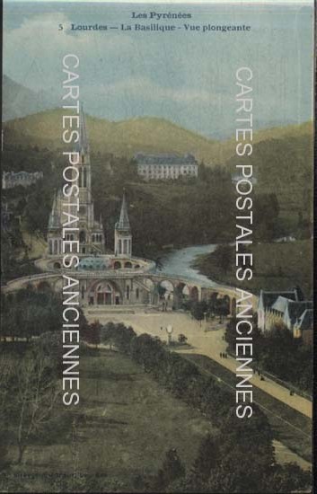 Cartes postales anciennes > CARTES POSTALES > carte postale ancienne > cartes-postales-ancienne.com Occitanie Hautes pyrenees Lourdes