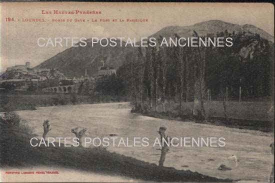 Cartes postales anciennes > CARTES POSTALES > carte postale ancienne > cartes-postales-ancienne.com Occitanie Hautes pyrenees Lourdes