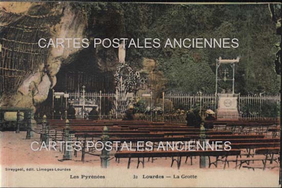 Cartes postales anciennes > CARTES POSTALES > carte postale ancienne > cartes-postales-ancienne.com Occitanie Hautes pyrenees Lourdes