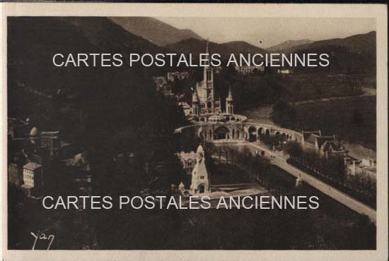 Cartes postales anciennes > CARTES POSTALES > carte postale ancienne > cartes-postales-ancienne.com Occitanie Hautes pyrenees Lourdes