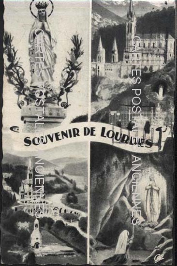 Cartes postales anciennes > CARTES POSTALES > carte postale ancienne > cartes-postales-ancienne.com Occitanie Hautes pyrenees Lourdes