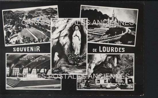 Cartes postales anciennes > CARTES POSTALES > carte postale ancienne > cartes-postales-ancienne.com Occitanie Hautes pyrenees Lourdes