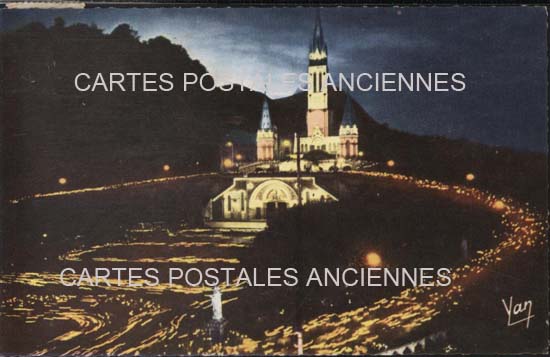 Cartes postales anciennes > CARTES POSTALES > carte postale ancienne > cartes-postales-ancienne.com Occitanie Hautes pyrenees Lourdes