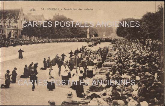 Cartes postales anciennes > CARTES POSTALES > carte postale ancienne > cartes-postales-ancienne.com Occitanie Hautes pyrenees Lourdes