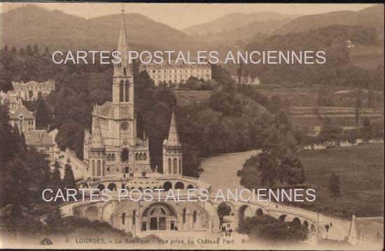 Cartes postales anciennes > CARTES POSTALES > carte postale ancienne > cartes-postales-ancienne.com Occitanie Hautes pyrenees Lourdes