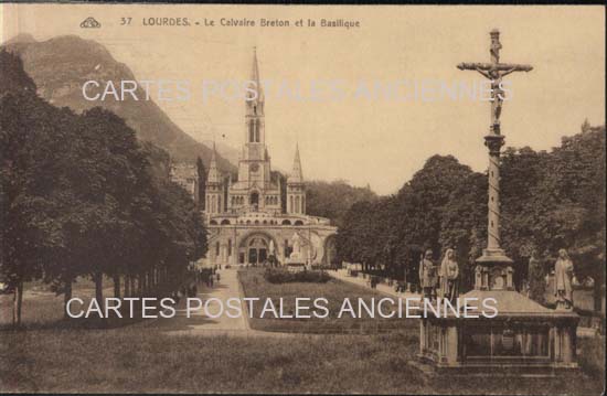 Cartes postales anciennes > CARTES POSTALES > carte postale ancienne > cartes-postales-ancienne.com Occitanie Hautes pyrenees Lourdes