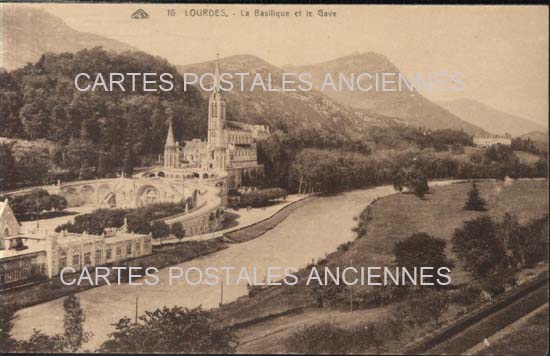 Cartes postales anciennes > CARTES POSTALES > carte postale ancienne > cartes-postales-ancienne.com Occitanie Hautes pyrenees Lourdes